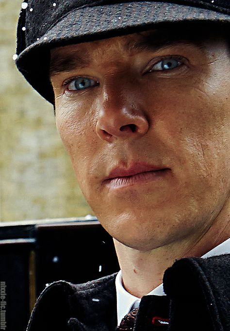 Benedict Cumberbatch wearing a deerstalker hat in "Sherlock"